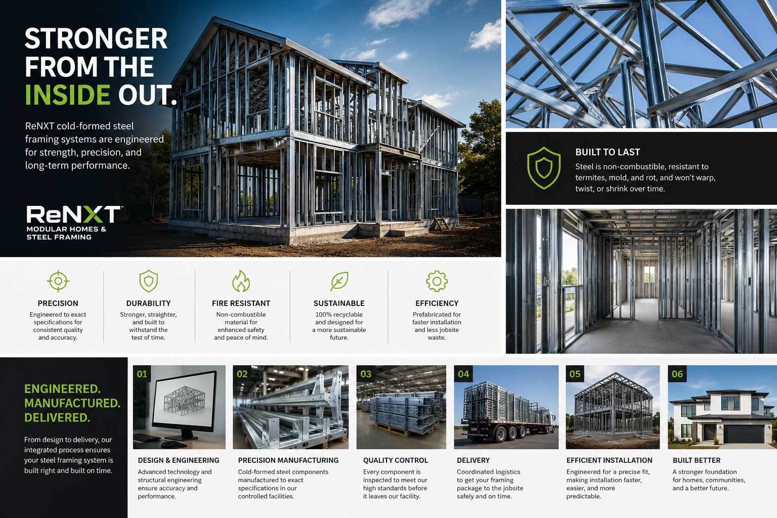 Cold-formed steel framing system